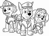 Paw Patrol Coloring Pages Printable Kids Happy Coloringonly Running Skye Cute sketch template