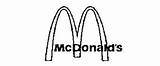 Logo Mcdonalds Coloring Template sketch template