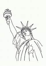 Liberty Statue Drawing Coloring Pages Template Outline Clipart Head Kids Printable Clip Cliparts Directed Library Sketch Gif Getdrawings Bestcoloringpagesforkids sketch template