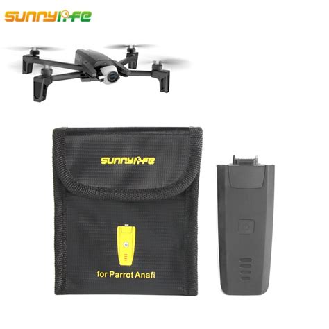 sunnylife parrot anafi drone accessories lipo battery storage bag protective box batteries safe
