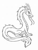 Dragon Coloring Pages Printable Colouring Print Drawing Chinese Kids Doghousemusic Cartoon Drawings sketch template