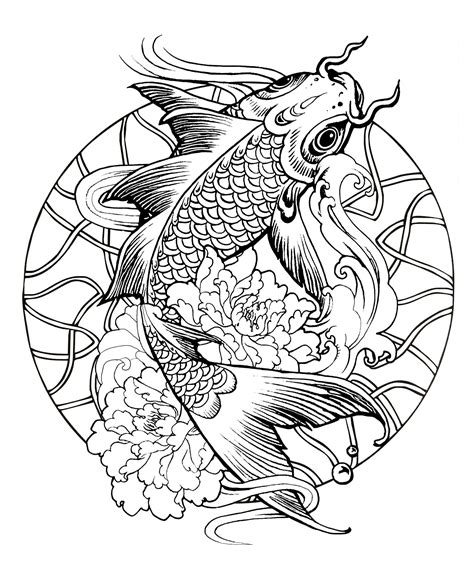 fish image    color fish kids coloring pages
