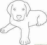 Dog Coloring Sitting Cute Pages Printable Coloringpages101 Color Online sketch template