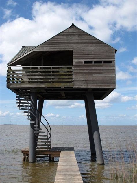 ultimate beach cabin architecture house  stilts architecture design