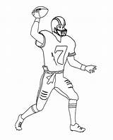 Coloring Number Library Clipart Players Draw Football sketch template