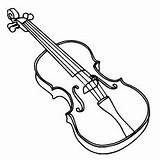 Violin Coloring Pages Line Drawing Baroque Fiddle Toddler Lovely Getdrawings Drawings Designlooter Acoustic Clipartmag sketch template