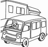 Coloring Pages Vans Van Getcolorings sketch template