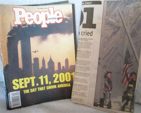 Vtg 2001 People Weekly Magazine 911 September 11 The Day That Shook