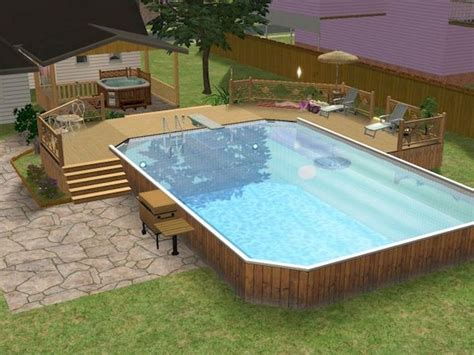 fabulous  ground pool ideas backyard pool