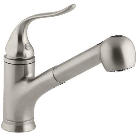 kohler   bn brushed nickel coralais single hole   hole