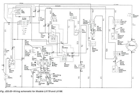 john deere  wiring schematic   wiring diagram
