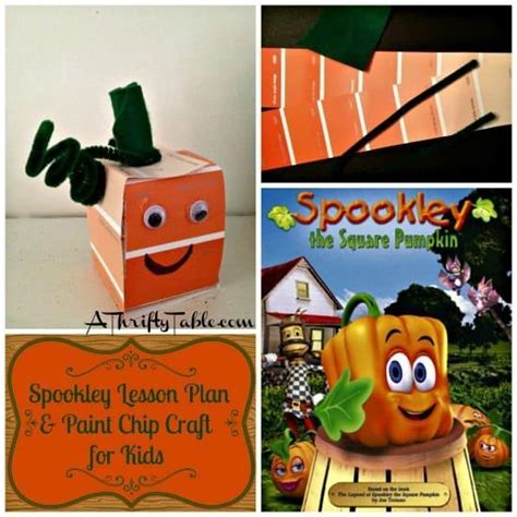 spookley  square pumpkin homeschool lesson plan craft midwest
