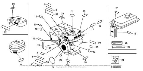 honda engines gx vwna engine jpn vin gcab   gcab  parts diagram