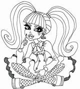 Monster High Coloring Pages Haunted Getcolorings sketch template