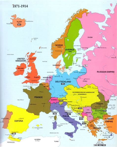 kaart van europa landkaart kaarten europese geschiedenis europa