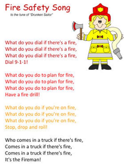 fire safety song
