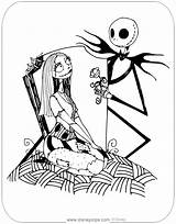 Coloring Nightmare Christmas Before Pages Sally Jack Printable Skellington Rose Print Pdf Disneyclips Search Offering sketch template