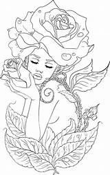 Coloring Pages Adult Fairy Spring Printable Colouring Flower Artsy Books Choose Board Stress Print Relief People sketch template