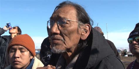 Native American Elder Nate Phillips Spoke At Standing Rock
