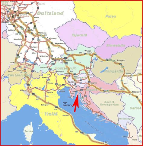 kortste route naar kroatie beste route naar kroatie overnachtingen onderweg naar kroatie