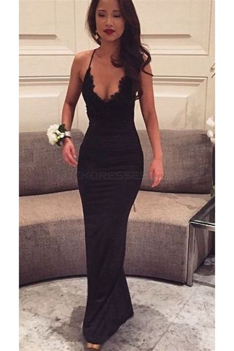 long black v neck prom dresses party evening gowns 3020269