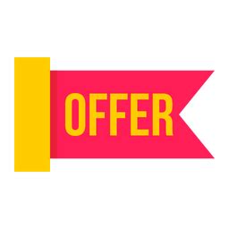 offer icon   flat style
