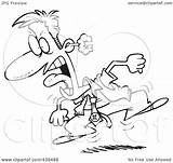 Stomping Furious Businessman Screaming Toonaday Royalty Outline Illustration Cartoon Rf Clip 2021 sketch template
