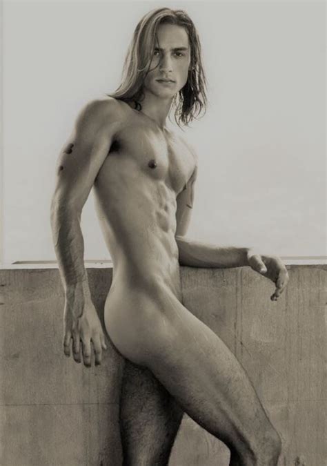gorgeous guys with long hair some naked some not2 84