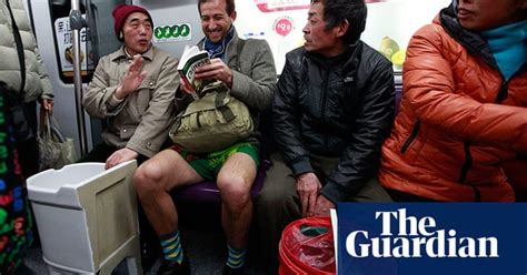 No Pants On The Subway Day In Pictures Life And Style The Guardian