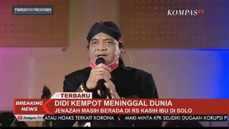 Didi Kempot Meninggal Dunia Youtube