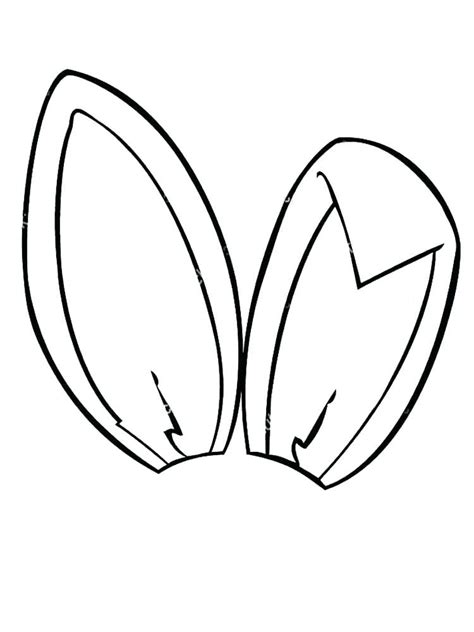 rabbit ears drawing  getdrawings