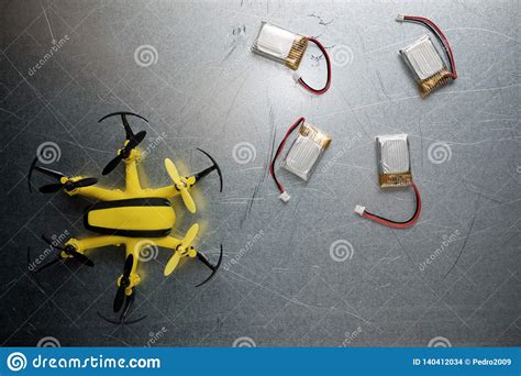 yellow drone view stock photo image  airplane control