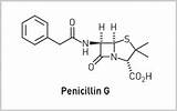 Penicillin Lactam Antibiotics Beta Examples Acs Enlarge Benzylpenicillin Rings Cen sketch template