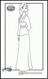 Coloring Mulan Pages Disney Princess Online Library Clipart Comments sketch template