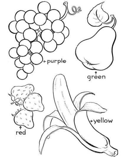 fruit   spirit worksheet coloring sheets  ideas fruit coloring