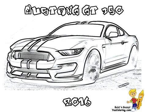 mustang car coloring pages  coloring home