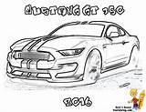 Mustangs Colouring Voiture Macchine Fierce Shelby Zeichnen sketch template
