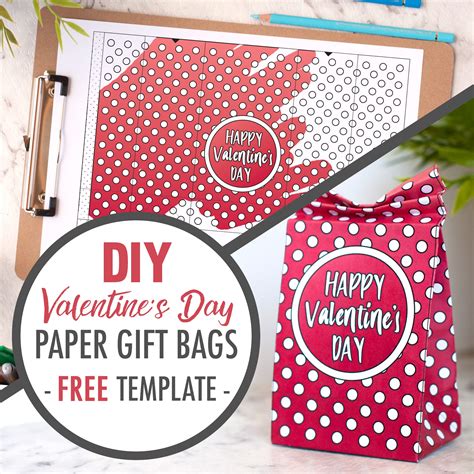 printable paper bag template printable templates