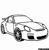 Colorare Disegni Porsche Macchine Corsa Automobili Bambini Macchina Mezzi Sportive Voiture Trasporto Disegnare Facili Thecolor Copiare sketch template