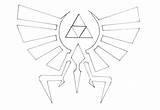Triforce Zelda Deviantart sketch template
