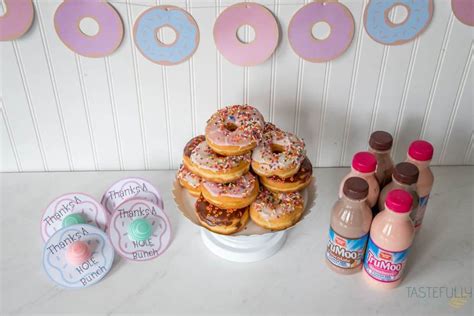 donut gender reveal party tastefully frugal