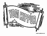 Kippur Yom Pages Coloring sketch template