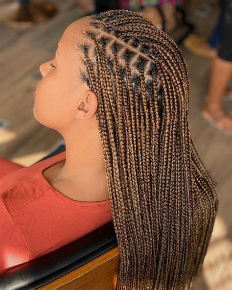 15 stylish knotless box braids with color ideas the fshn