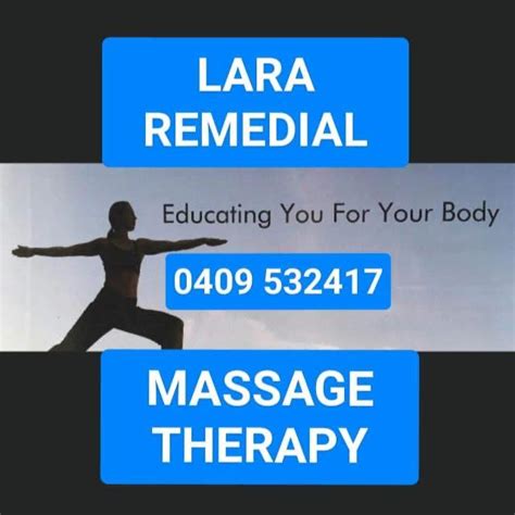 Lara Remedial Massage Therapist Lara Vic