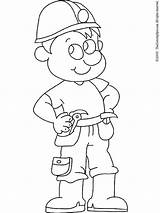 Worker Construction Coloring Pages Jobs Handyman Lego Drawing Colouring Color Printable Getcolorings Kb Getdrawings People Kids Comely sketch template
