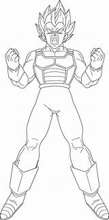 Saiyan Vegeta Lineart Trunks Goku Brusselthesaiyan sketch template