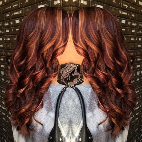 Dark Auburn Hair With Caramel Highlights Hair Color Pinterest