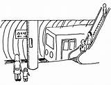 Subway Train Drawing Coloring Station Pages Getdrawings sketch template