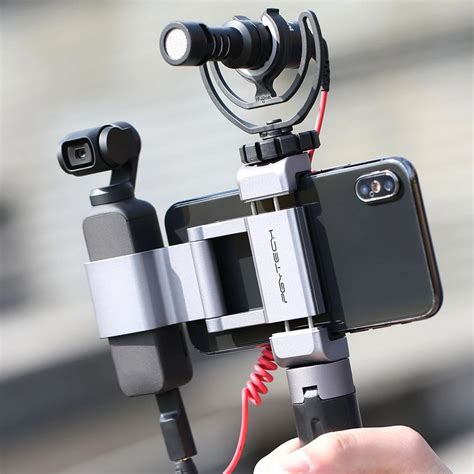 pgytech dji osmo pocket foldable phone holder  bracket  dji osmo pocket accessories