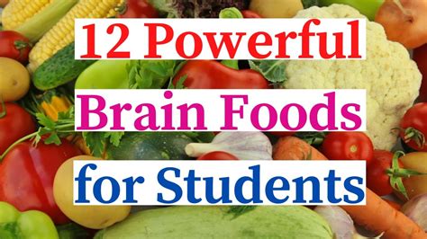 12 Best Foods To Boost Your Brain Memory And Concentration Youtube